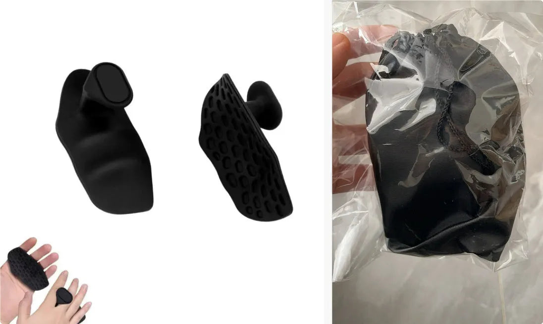 Anti-slip grip strengthener for dumbbell lifting in gray color