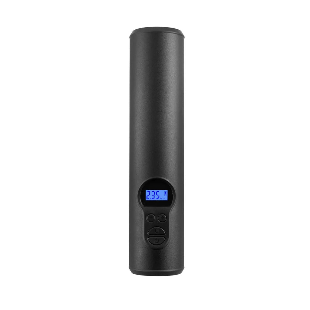 Portable wireless car tyre inflator with 100W motor, lighting, and USB charging port