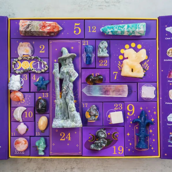 Crystal Halloween Countdown Gift Box with 33.5cm width paper construction