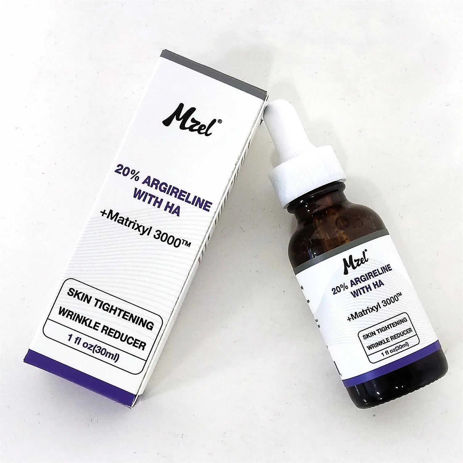 30ml bottle of six-peptide firming and anti-wrinkle moisturising liquid for face