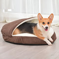 Brown removable washable cloth pet kennel for dogs in medium size