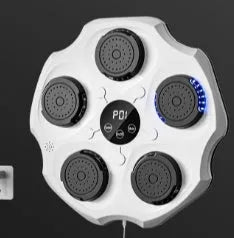 Bluetooth music boxing wall target with hanging design and included gloves for home fitness training