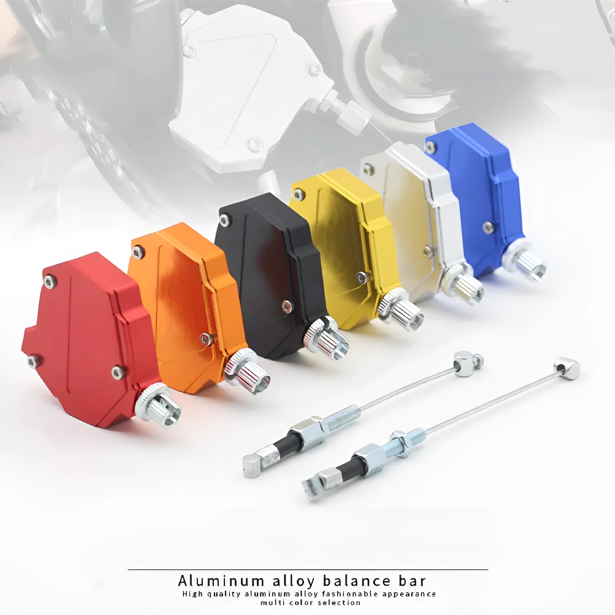 Aluminium motorcycle clutch labour-saving box modification kit in choice of six colours