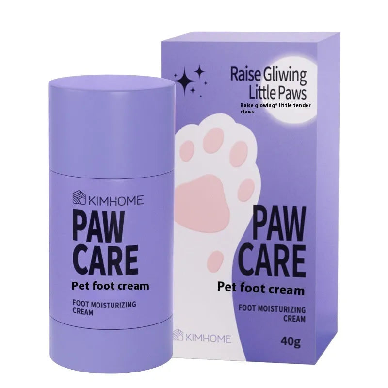 40g jar of pet foot moisturising cream with Brazil palm wax for claw and paw care