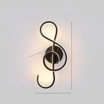 Nordic minimalist LED wall lamp in black or white with silicone shade for bedroom bedside lighting