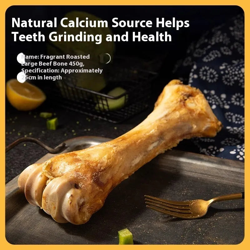 High calcium puppy dental cleaning chew stick with roasted ox bone flavour