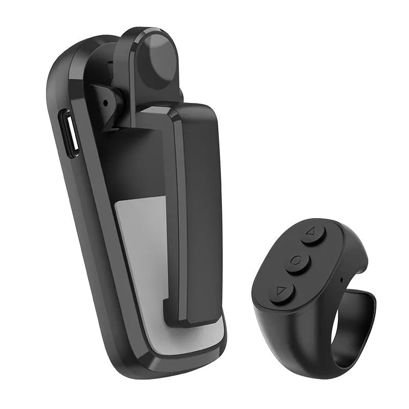 Smart wireless page turner remote control and clicker in black, white, or pink colour options.