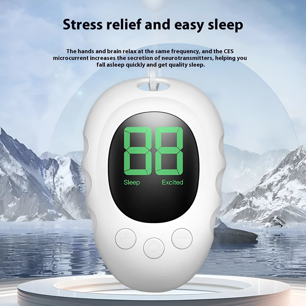 Silicone sleep aid hand grip device with handheld remote control in three colour options