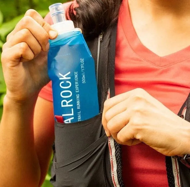 Plastic portable drinking straw with suction tube for mountain climbing and cycling