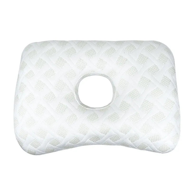 Adult single hole ear pillow for beauty salon procedures with detachable cover options