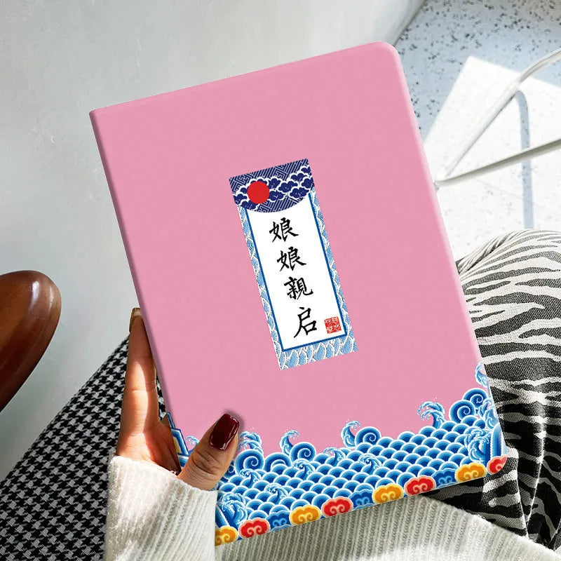 Anti-fall TPU tablet protection case with cartoon design in elk colour for iPad Pro 12.9 inches