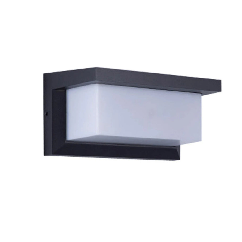 Retro outdoor waterproof square LED wall light with aluminium lampshade in European style