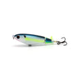 7.5cm artificial fishing bait for road fishing with soft plastic construction and multiple colour options