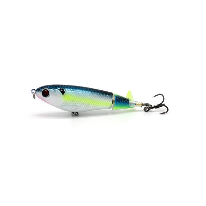 7.5cm artificial fishing bait for road fishing with soft plastic construction and multiple colour options
