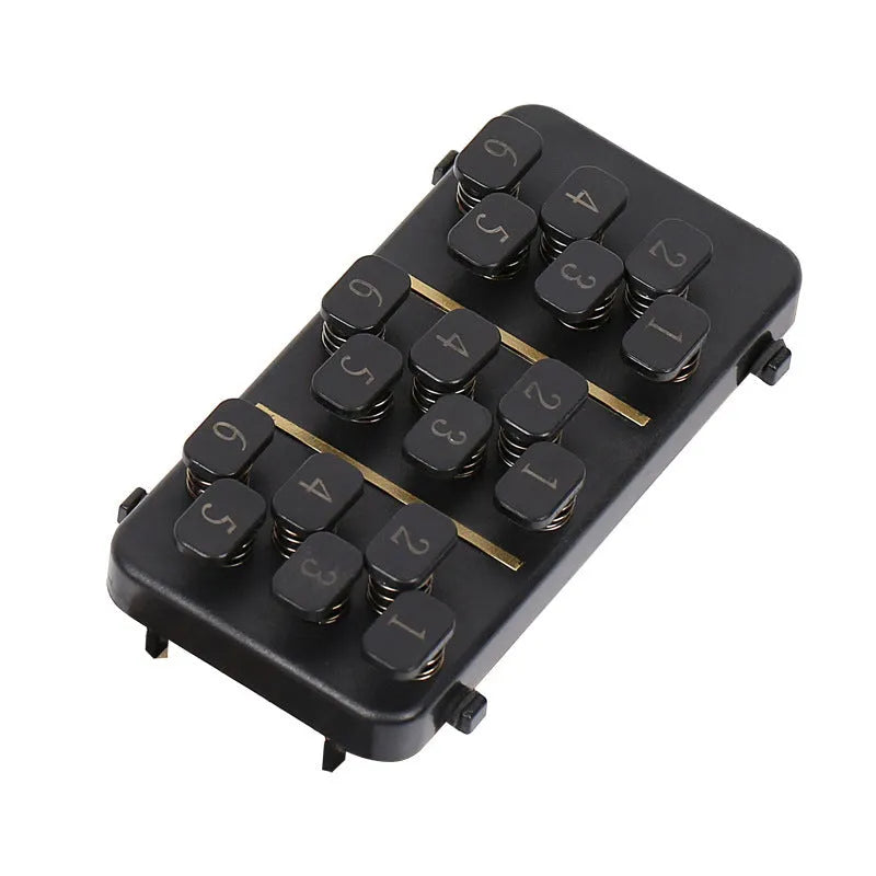 Guitar Aid plastic string press for guitar chord practice and rebound assistance