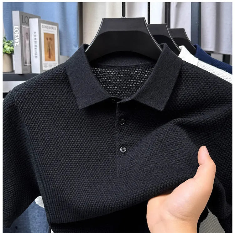 Men's loose fit cotton short sleeve pullover sweater in various colours and sizes