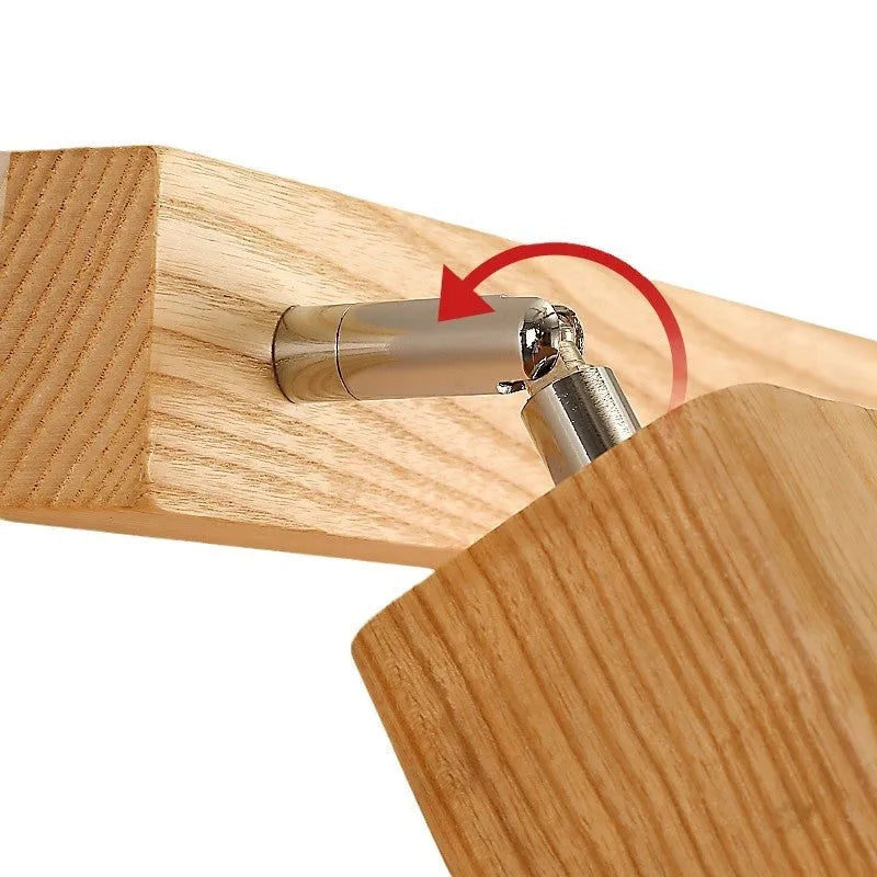 24cm circular LED mirror cabinet wall lamp mounted on bedroom wall