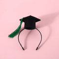 Doctor's Degree hair band and bow tie set for pets in wool felt with elastic hair band
