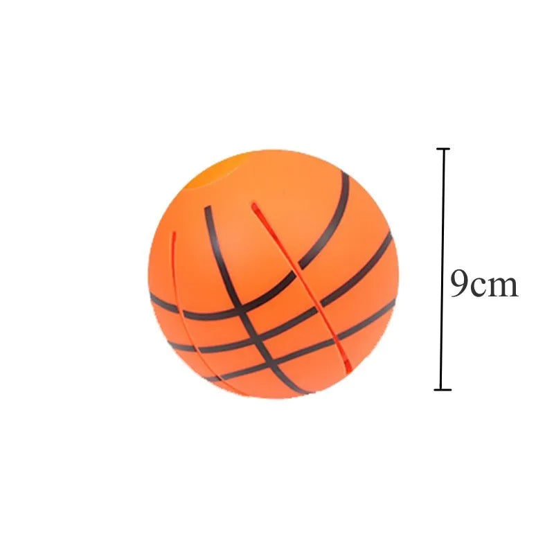 Interactive plastic dog toy showing ball and flying disc transformation modes in orange colour