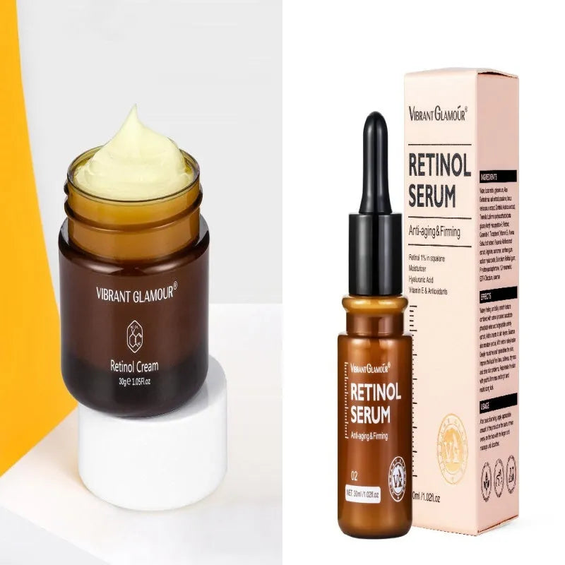 30ml retinol facial serum in liquid form for reducing dry lines and fine lines