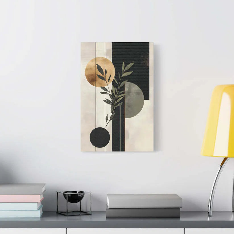 Modern simplicity canvas painting core 30x45cm with white edge for bedroom wall