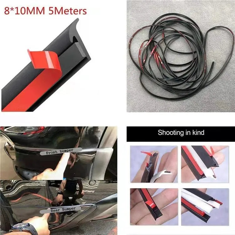 Roll of black TPE universal rubber seal strip for automotive and door gap filling.