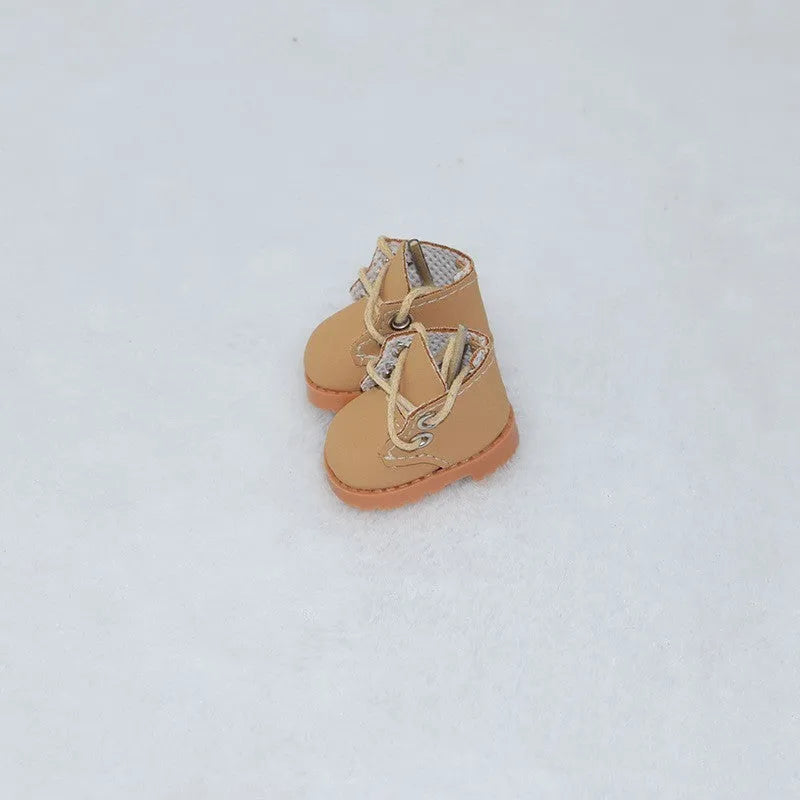 17cm doll replacement shoes in multiple styles from 3.5cm to 3.8cm PU footwear