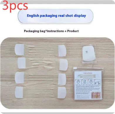 Neck pattern adhesive tape firming sling with skin tone colour and adhesive patches