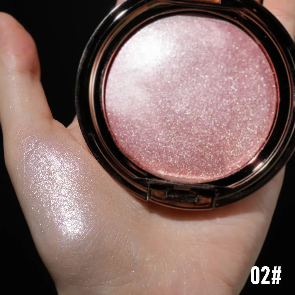C-F019 high gloss gel nail polish bottle showing mirror finish, available in six metallic colour shades