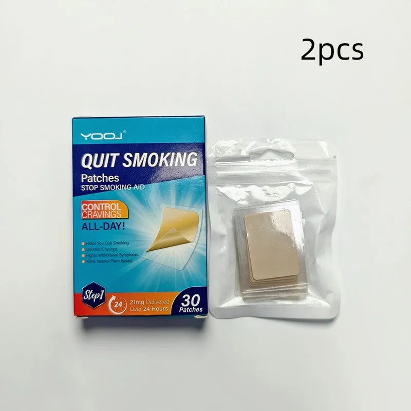 30-piece plant extract nicotine patch pack for smoking cessation