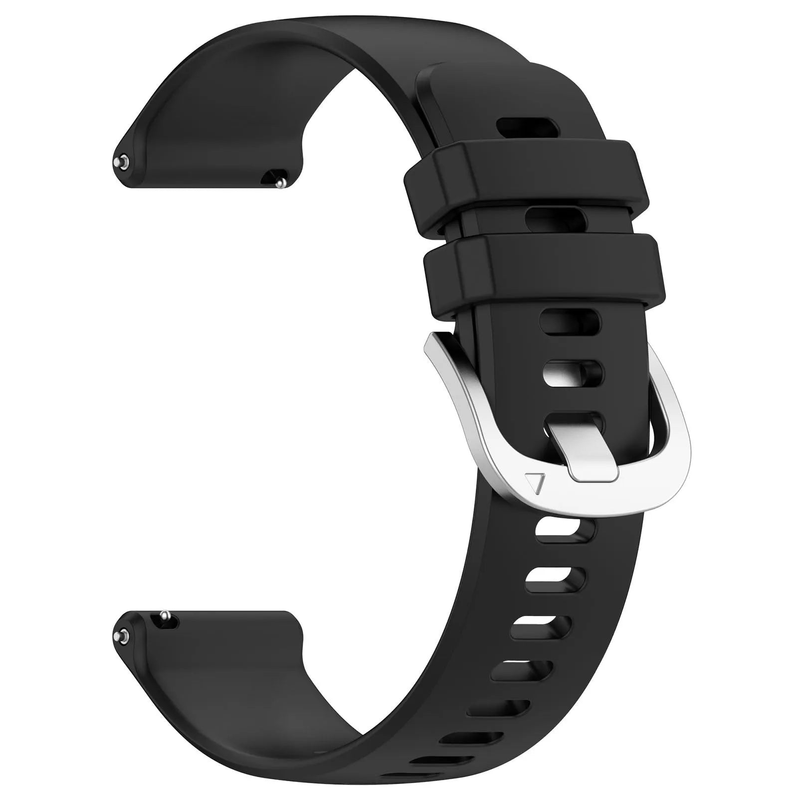 Sports style silicone watch strap for Jiaming in ten colours, glossy finish, 18mm width
