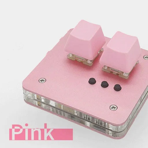 Mini multimedia keyboard with USB cable in black, grey, pink, or white colours
