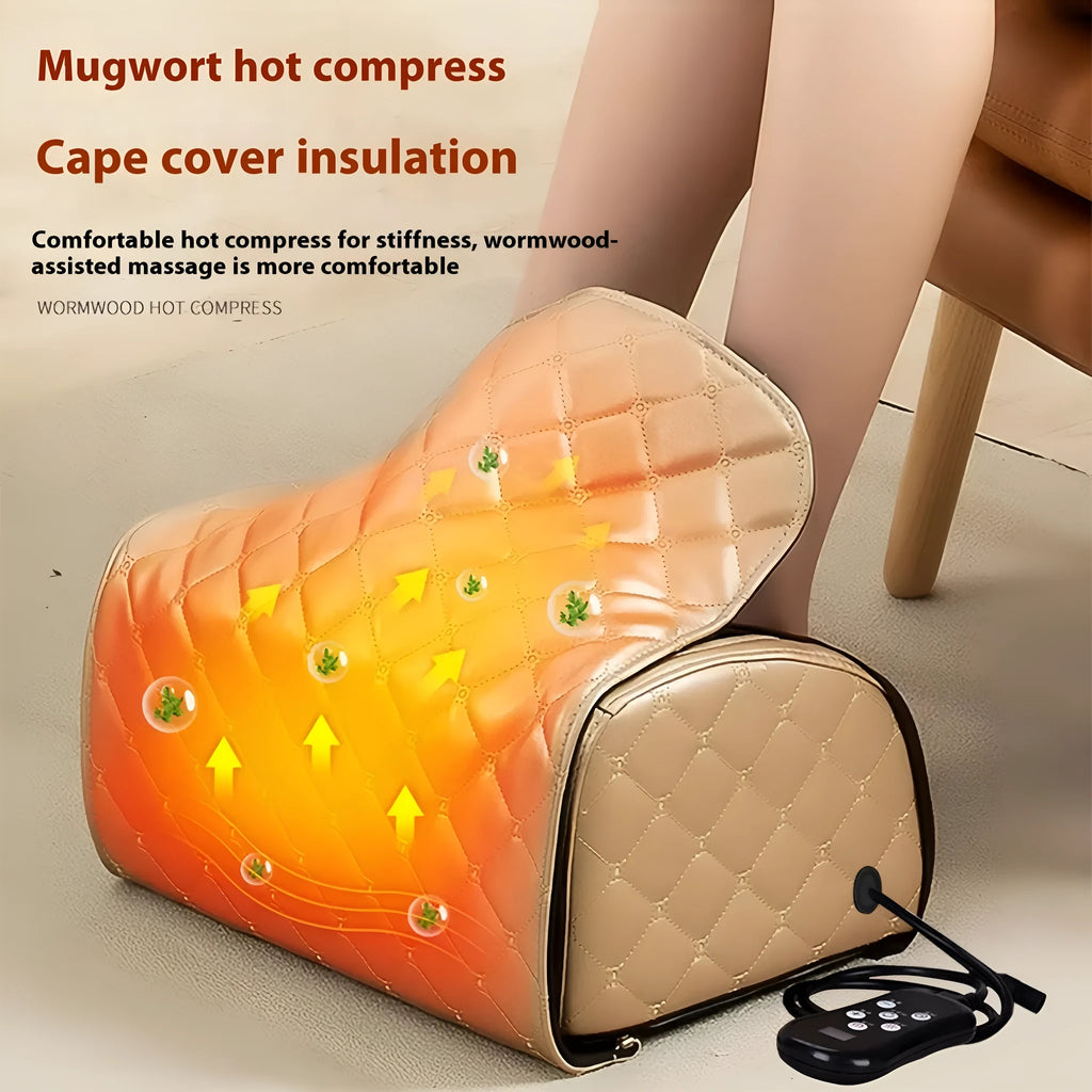 Electric foot massager machine with timer control in red, gold, black, or grey colour options