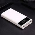 Digital display power bank spring kit with multiple USB ports and compact rectangular design
