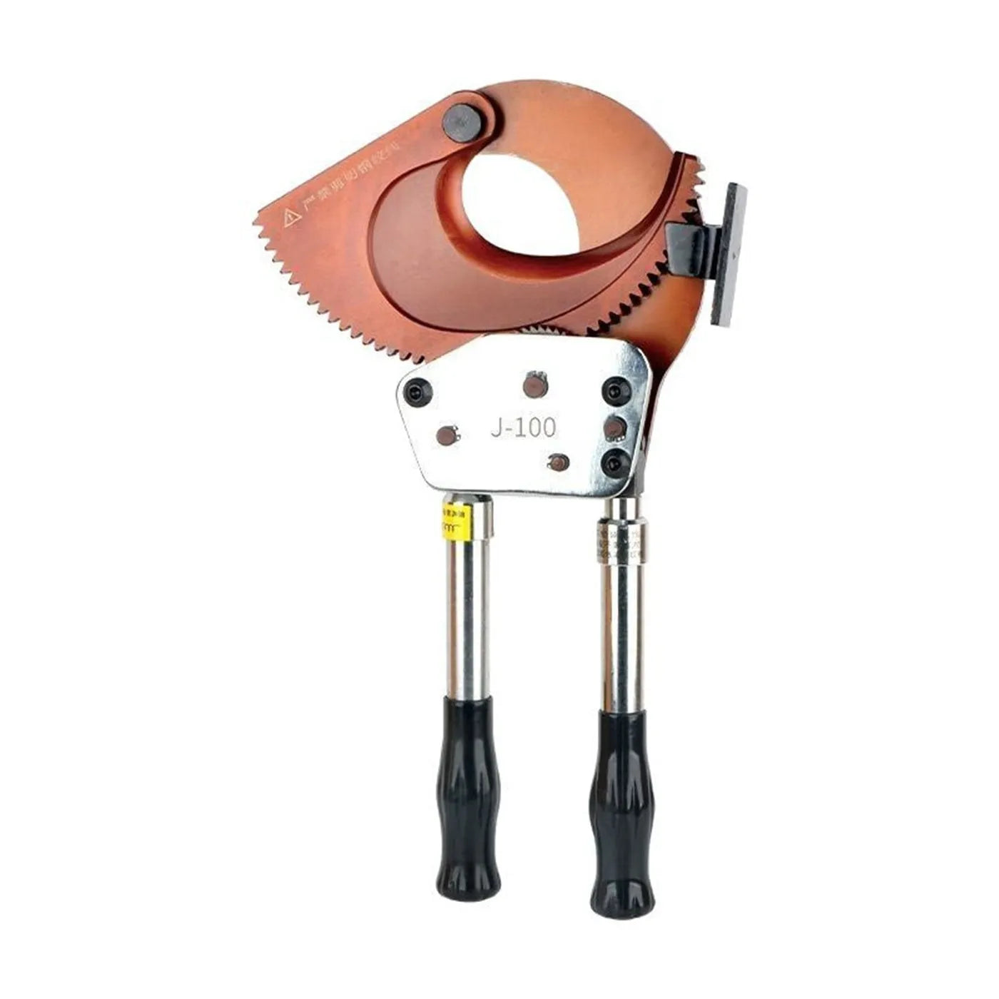 Ratchet-type wire cutter chromium-vanadium alloy steel for cutting cables up to 300 sq mm or 30 mm diameter