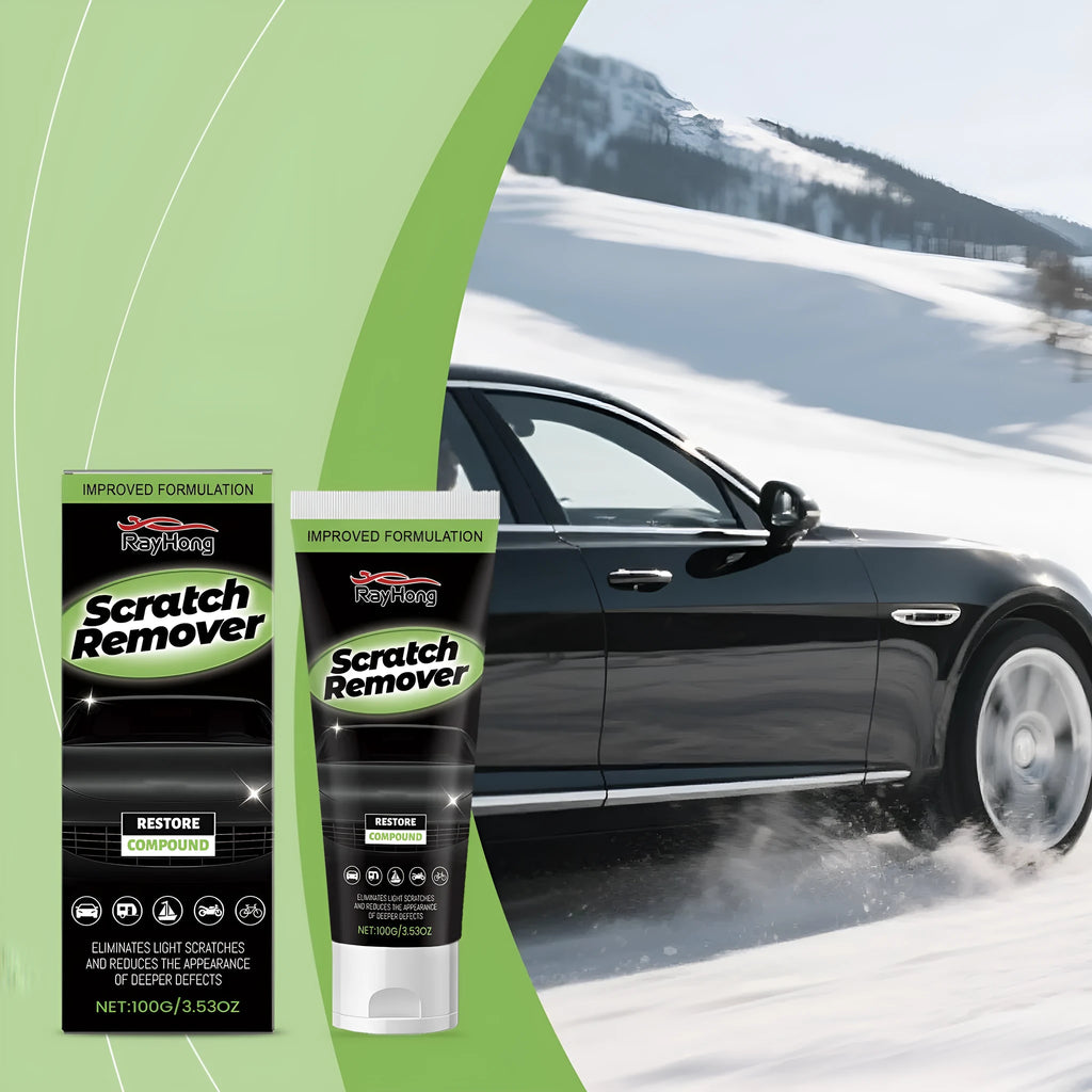 100g tube of car paint scratch polishing cream with calcium carbonate formula for automotive surface recovery