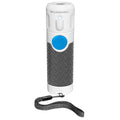 White ABS plastic handheld ultrasonic dog bark trainer device for canine behaviour correction