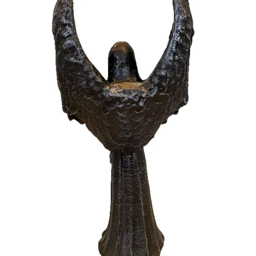 Dark Angel resin craft statue ornament measuring 17cm tall on a display surface.