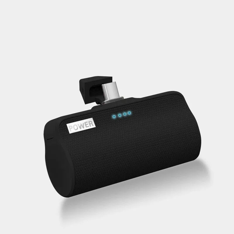 Universal 3000mAh power bank in black, green, pink and white colours for Android and iPhone charging