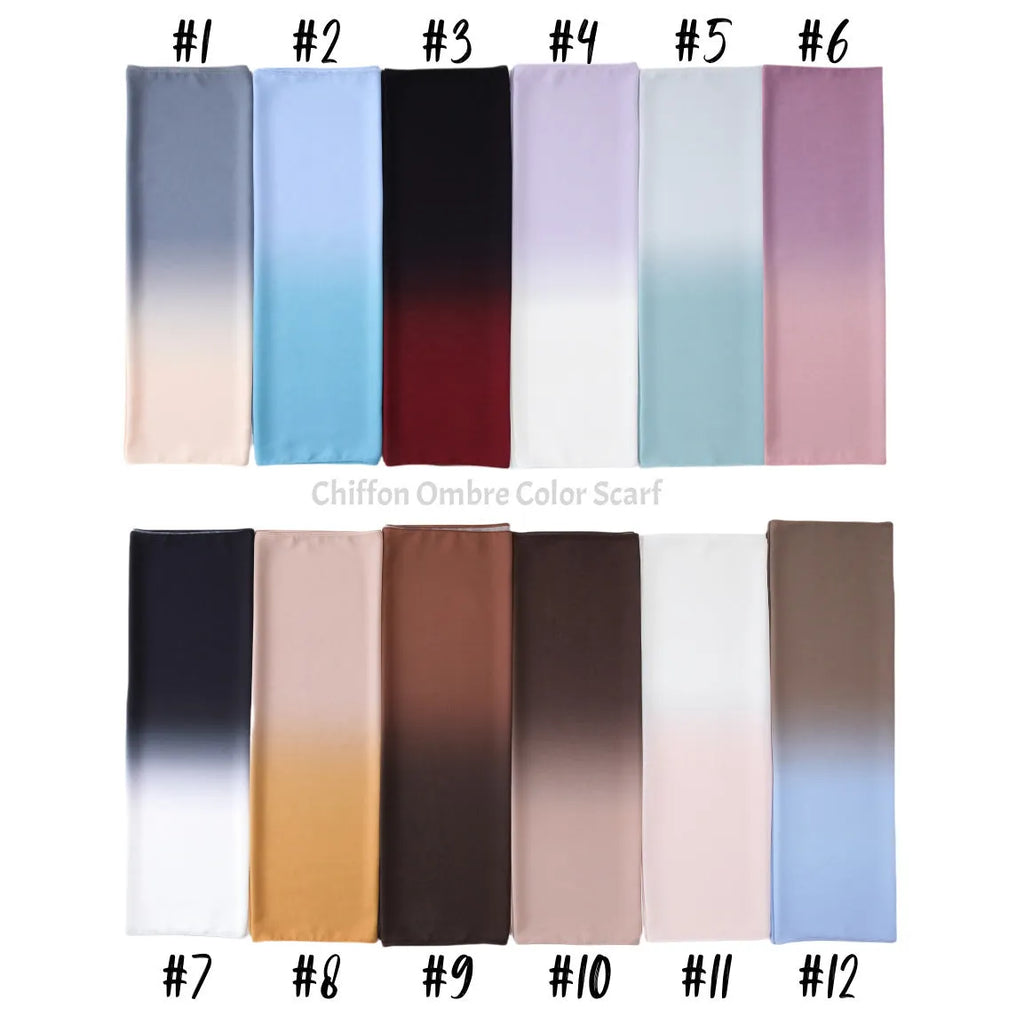 Women's chiffon bubble towel scarf in ethnic Pu long style showing texture and drape