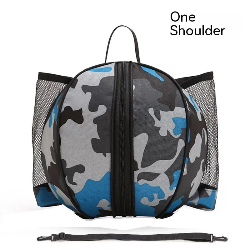 Oxford cloth basketball training bag with 9L capacity showing colour options