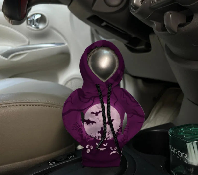 Halloween decorative sweater-style gear handle rod cover in polyester for car interior