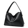 Simple women's crossbody bag in soft PU with stitching detail, available in five colours, size 37x14x23cm