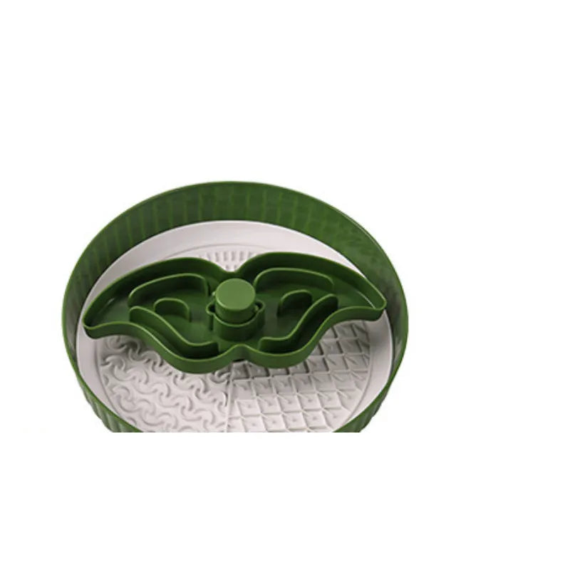 Pet feeding bowl with rotating game board and anti-choke silicone pad in multiple colour options