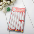 White plastic car door edge protector strip for general vehicle models.