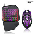 Lei Lang TF900 wired mouse and keyboard set in paper box, plastic construction, 1.5m cable