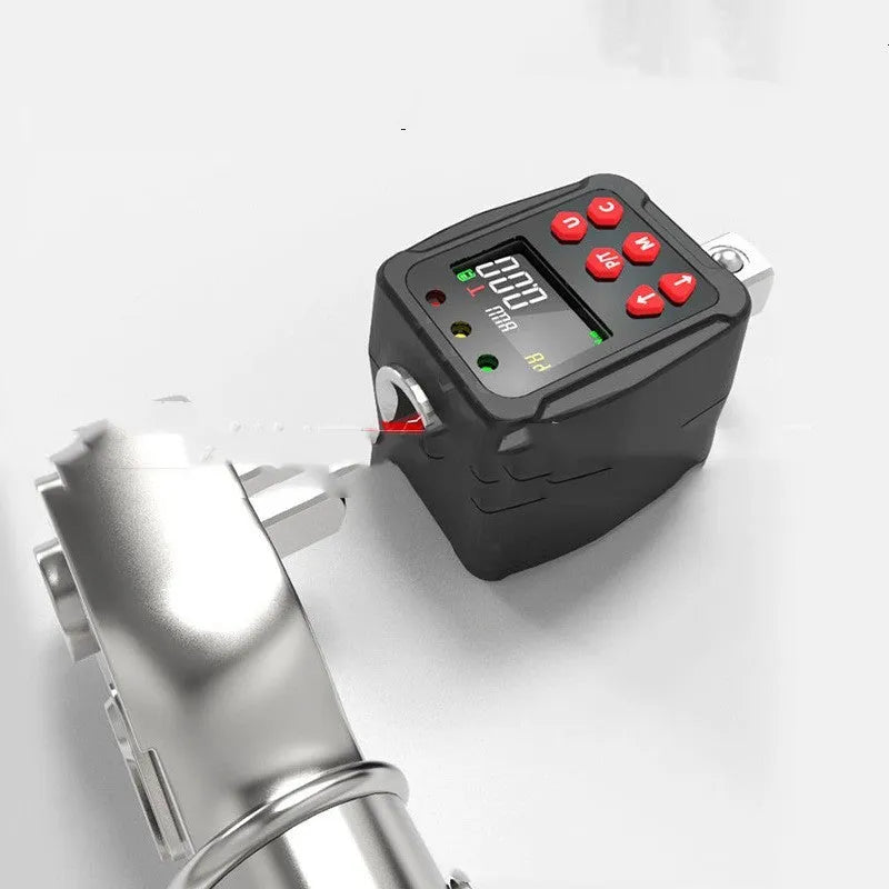 Digital torque meter tool set with display, 1/2 inch drive, 200Nm capacity