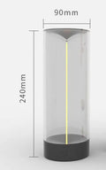 New LED camping light with Type-C rechargeable portable night light, 360-degree illumination, touch control, flexible magnetic filament