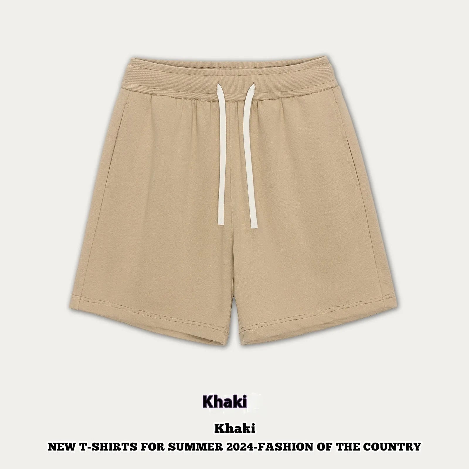 Cotton denim shorts for babies and toddlers in loose-fit casual style with five colour options