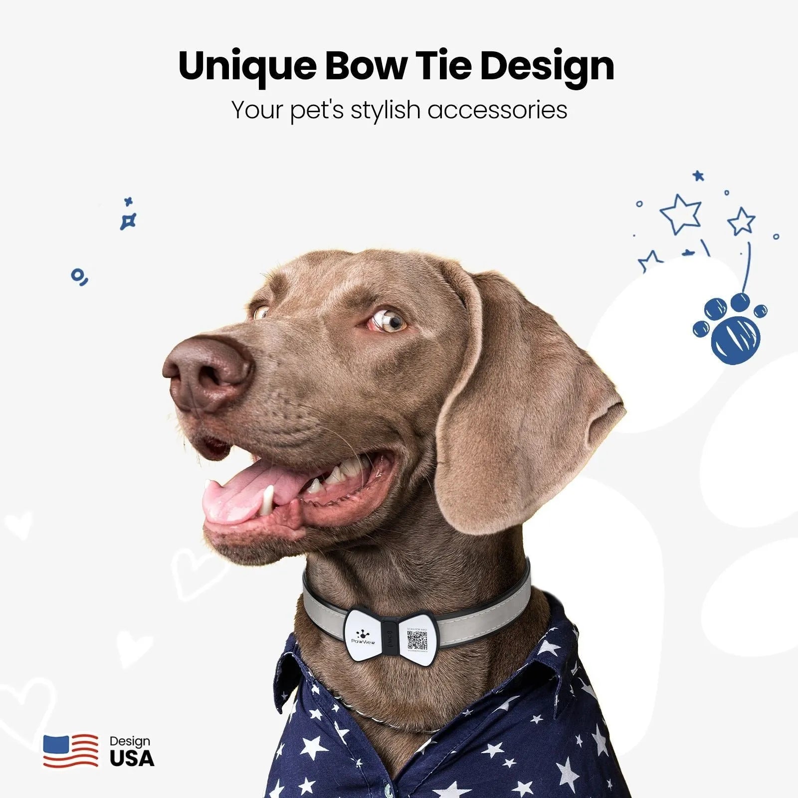 NFC smart QR code silicone pet ID tag with bowknot decoration for dogs and cats